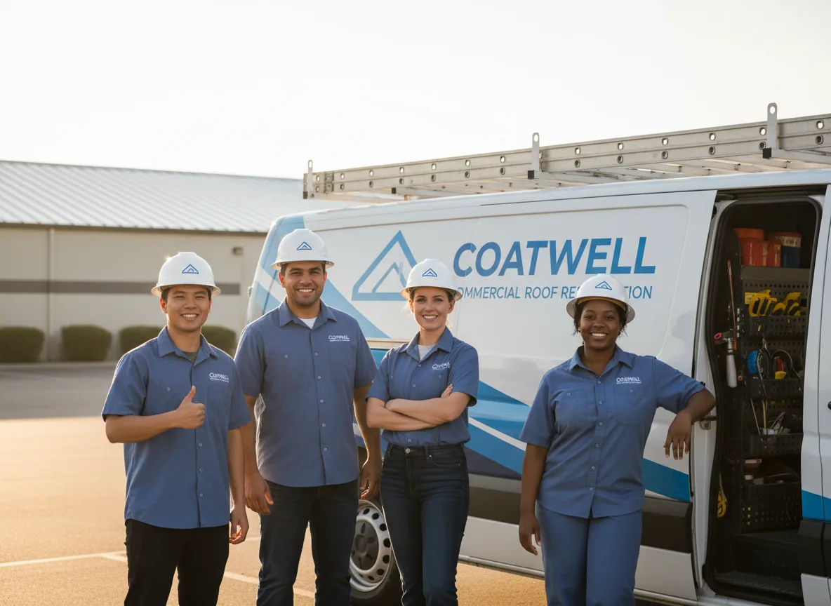 Commercial roof coating company in Waterport, NY
